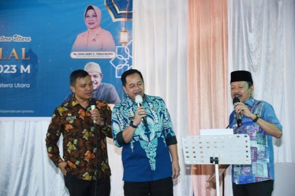 Hadiri Halalbihalal DWP SumutSekdaprov Sumut Sebut Momentum Perkuat Kebersamaan